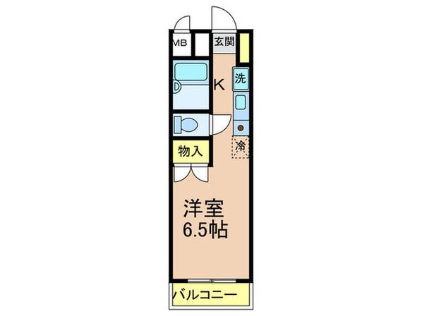 スプリングシティ上沢の物件間取画像